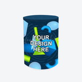 Lofaris Cylinder Cocktail Table With Custom Fitted Cover